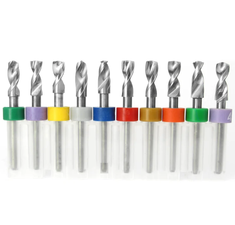 .1610".1752" Incremental Size Carbide Drill Bit Set | 10 Pc, 1/8" Shank