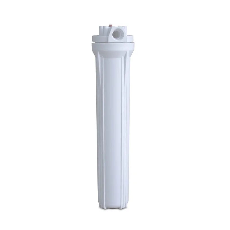 2.5" x 20" White Poly Sump and Cap Assembly