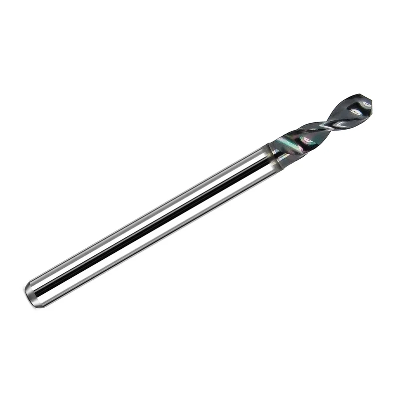 2.85mm (0.1122") Solid Carbide Micro Drill Bit AlTiN Coated Kyocera 226-1122L400 K082