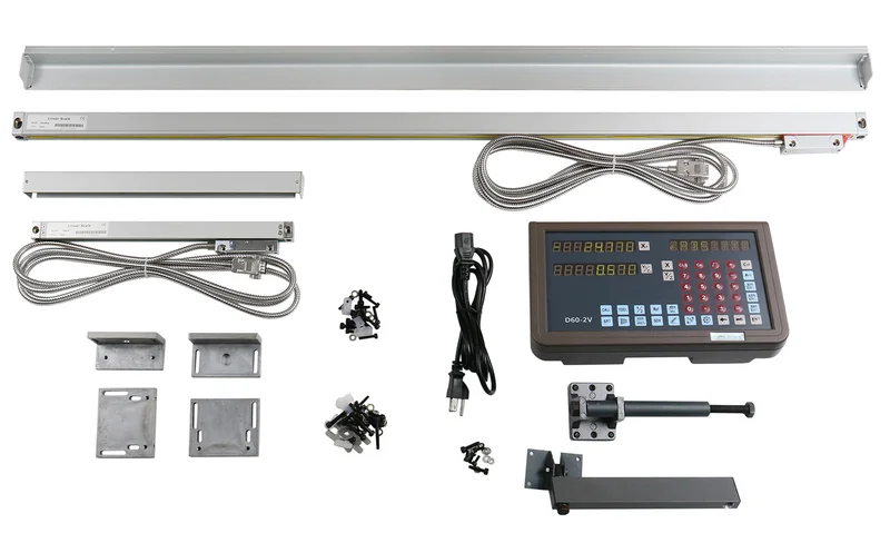2-Axis DRO Packages for Lathe Machines, Glass Scales (X, Y)