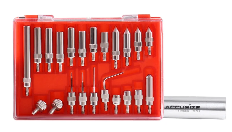 22 Piece, #4-48 Inch Thread, Steel, Indicator Point Kit, EG03-0100