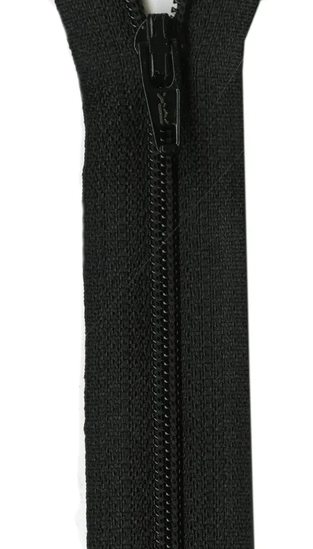 22" Ziplon Zipper: Black