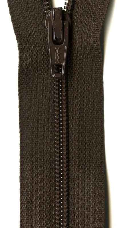 22" Ziplon Zipper: Sable