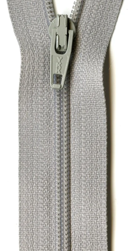 22" Ziplon Zipper: Smoke Grey
