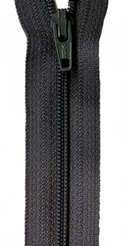 22" Zipper: Charcoal