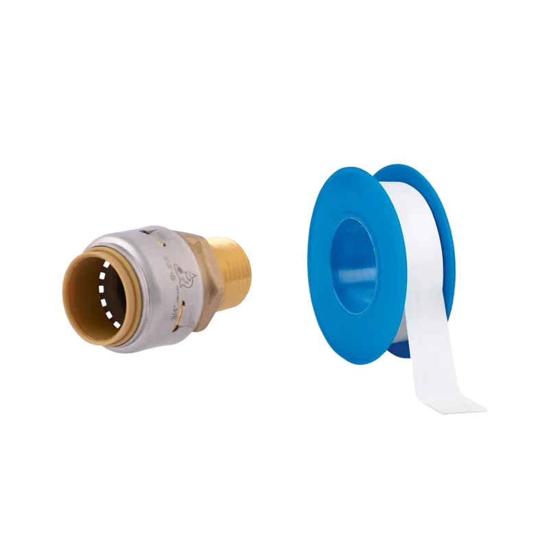 3/4" Sharkbite Max Brass Push-Fit Male Plumbing Adapter