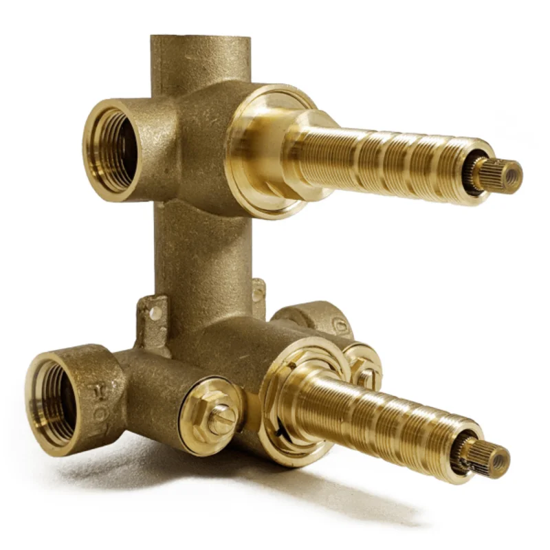 3/4" Thermostat Valve with 3-Way Shared Diverter & Off Position