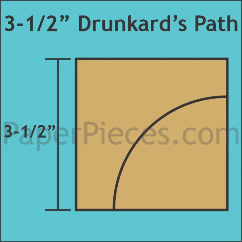 3.5" Drunkard's Path Small Pack