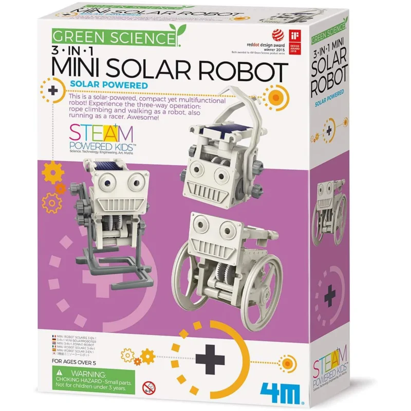 3-in-1 Mini Solar Robot