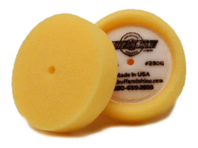 3" Yellow Foam Polishing Pads- 2 Pk