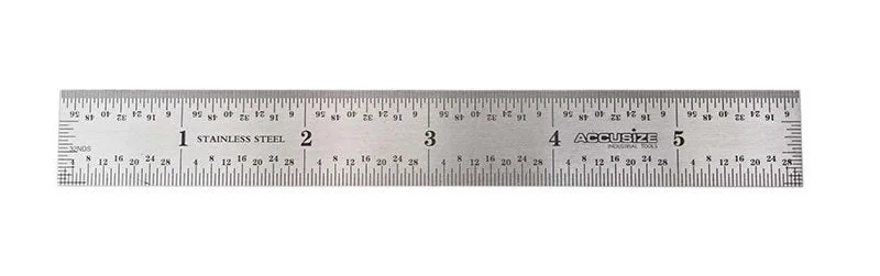 30 pcs of Rigid Steel Rules 4R, 6" x 3/4" width, 0.032"  thickness, #EG06-4008x30