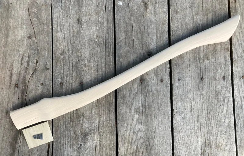 30" Single Bit Bent Grip French Favorite Pattern American Hickory
