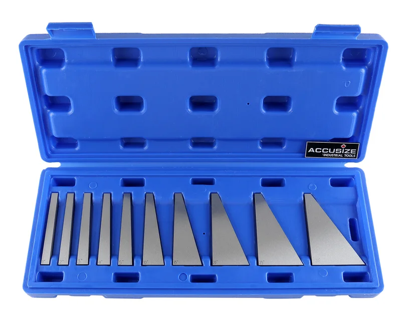 3602-0111, 10 Pc Precision Angle Block Set, From 1 Deg to 30 Deg