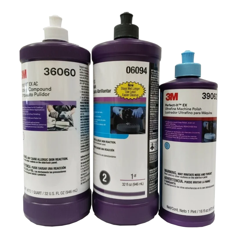 3M Perfect It EX Compound Buffing & Polishing 36060 06094 39062 NEW EX 3M Buffing & Polishing Kit