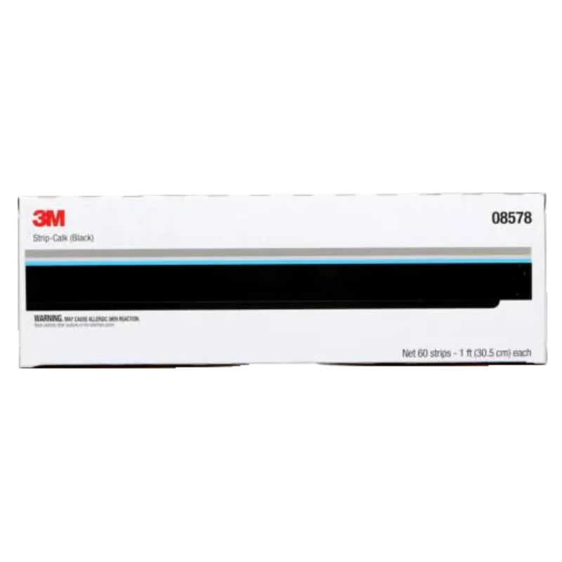 3M Strip Caulk Black, 60-1' Strips/box #8578