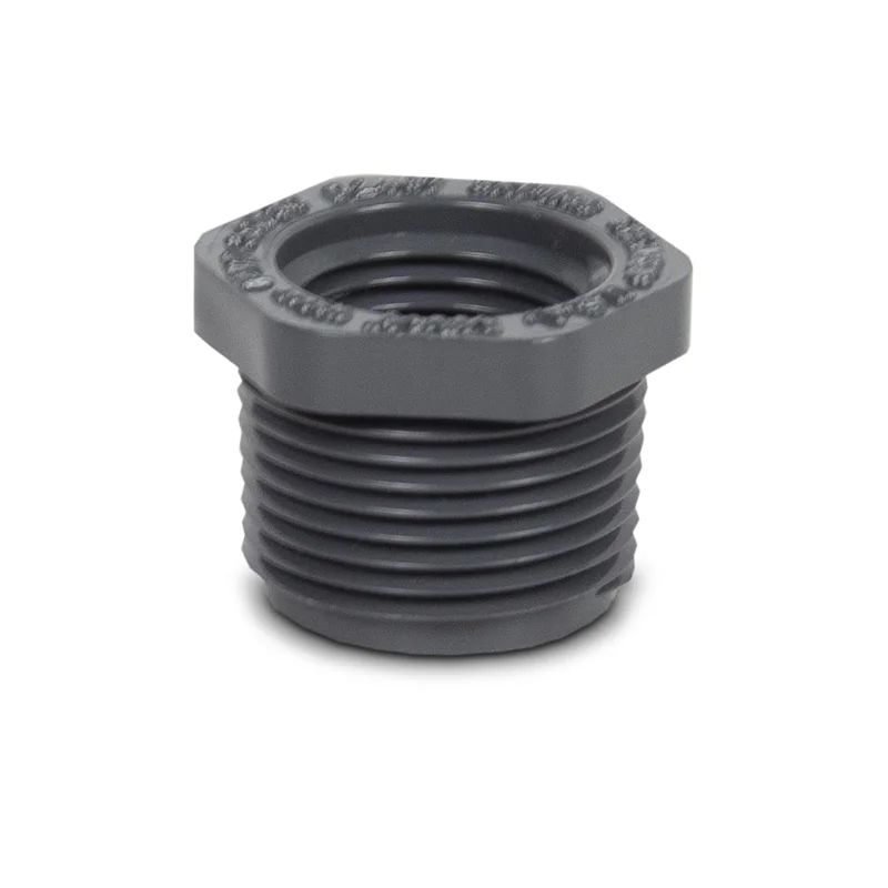4" SS Housing PVC End Plug 1/2" & 3/4" FNPT