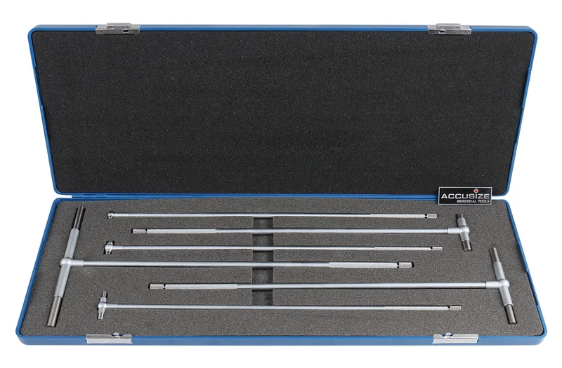 5/16'' - 6 Inch, 6ps/Set Long Reach Telescoping Gage, 3602-5012
