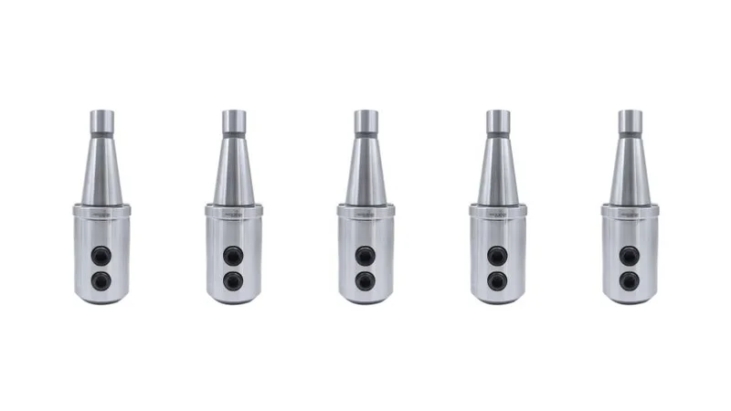 5 Pcs ISO40 Shell Mill Holder with thread 5/8"-11 , Neck Dia.: 1-1/4", #0535-0114x5