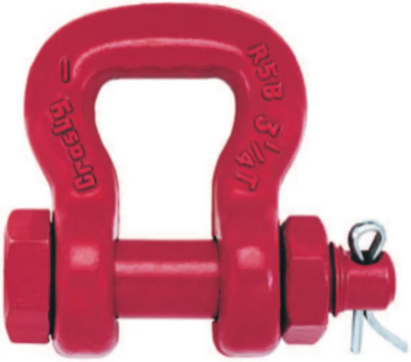 5" S-252 Bolt Type Sling Saver Shackle | 35T, 5" Eye Width
