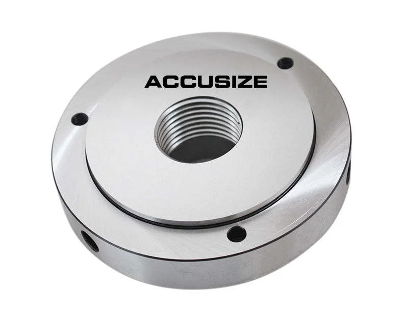 5" Semi Finished Threaded Back Plate for 5C Collet Chuck