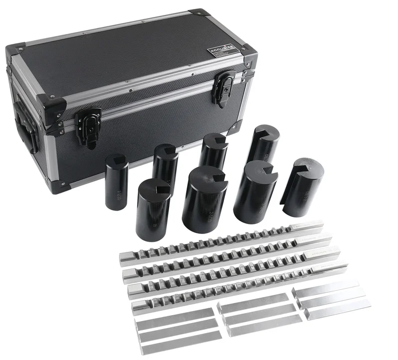 5100-0042, No.40A 32 Combinations HSS Keyway Broach Sets
