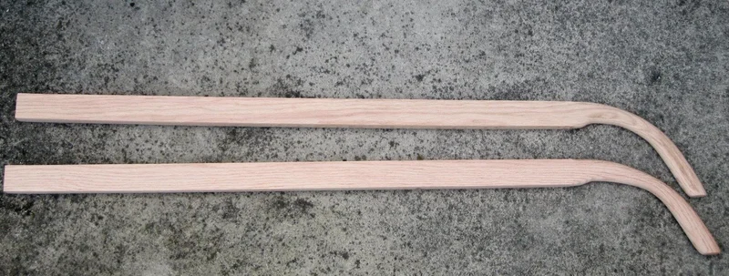 54" Oak Garden Cultivator / Plow Handles New Pair USA
