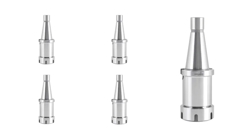5Ps ISO40 Holders for ER40 Collets, with thread 5/8"-11, Length: 100mm, #0536-0004x5
