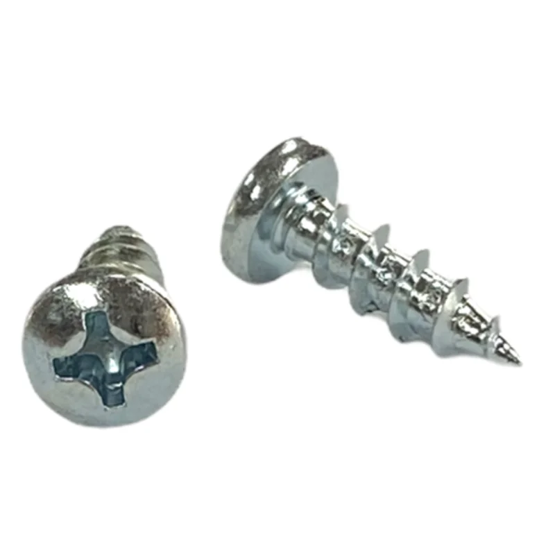 #6 | 1/2 Inch | Phillips Drive | Pan Head | Deep Thread | Type 17 Point | Zinc Finish