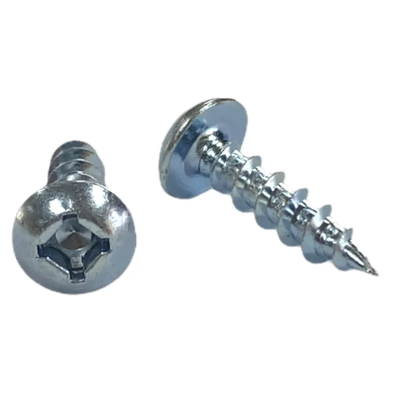 #6 | 5/8 Inch | Quadrex Drive | Truss Head | Deep Thread | Sharp Point | Zinc Finish