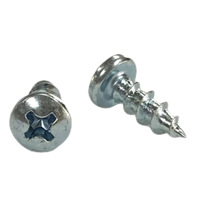 #6 | 7/16 Inch | Phillips Drive | Pan Head | Deep Thread | Sharp Point | Zinc Finish