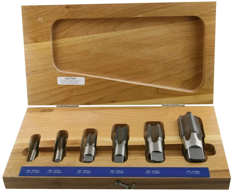 6 Piece Pipe Tap Set
