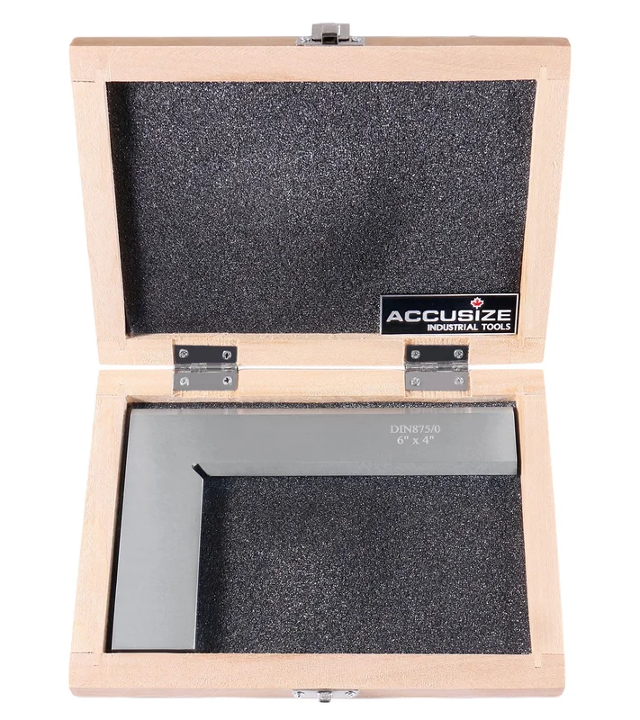 6" x 4" Precision Bevel Edge Square DIN 875