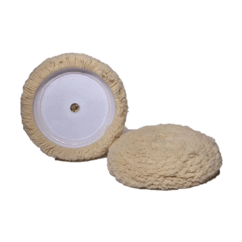 7.5" White Wool Cutting Pad
