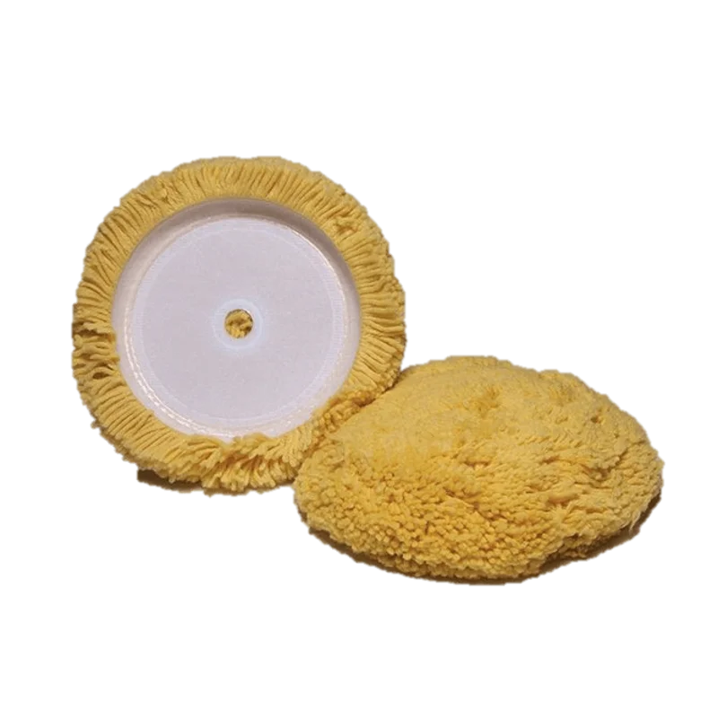 7.5" Yellow Wool Polishing/Finishing Pad