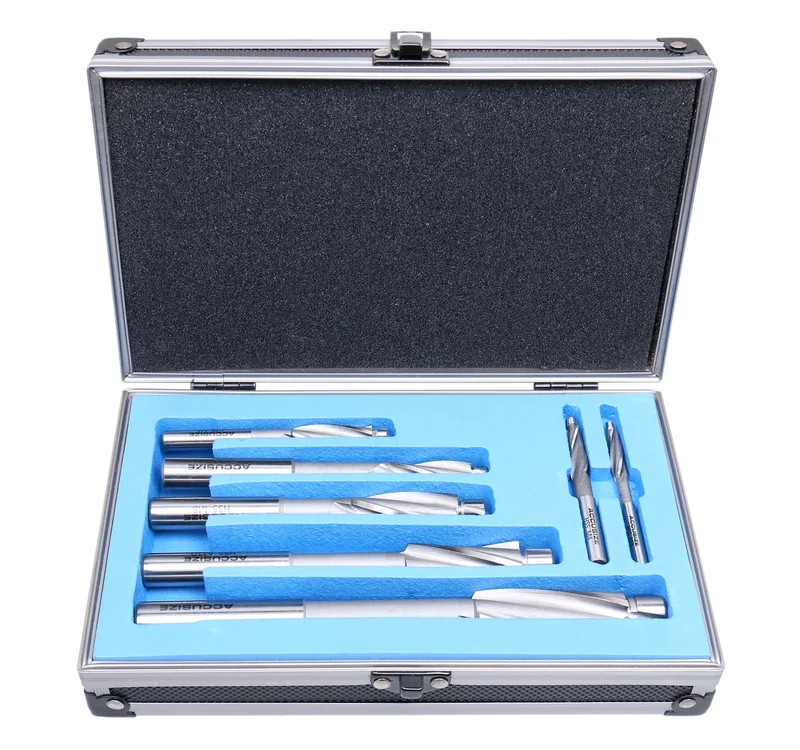 7ps/Set Premium Metric HSS Solid Cap Screw Counterbore Sets, 3 Flute, Straight, 509S-007M