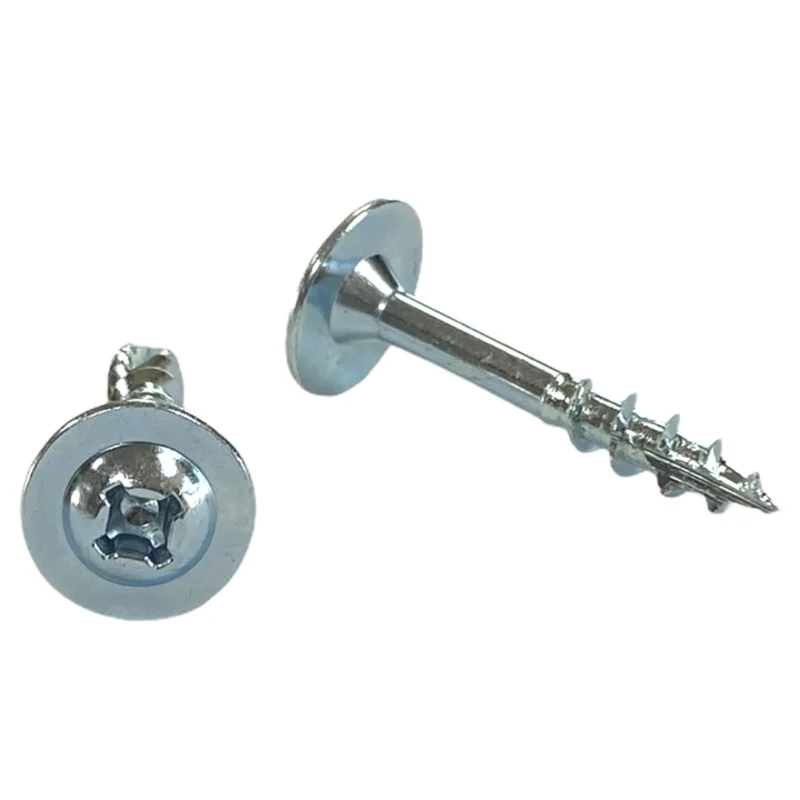 #8 | 1 Inch | Quadrex Drive | Modified Truss Head | Deep Thread | Type 17 Point | Zinc Finish