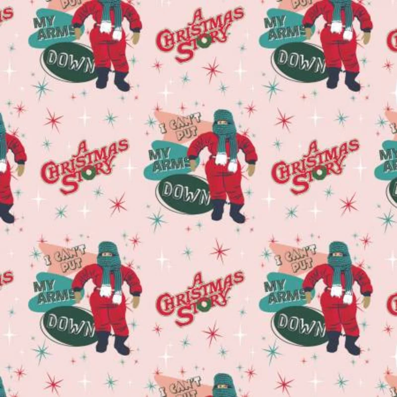A Christmas Story: Snow Suit - Pink (1/4 Yard)