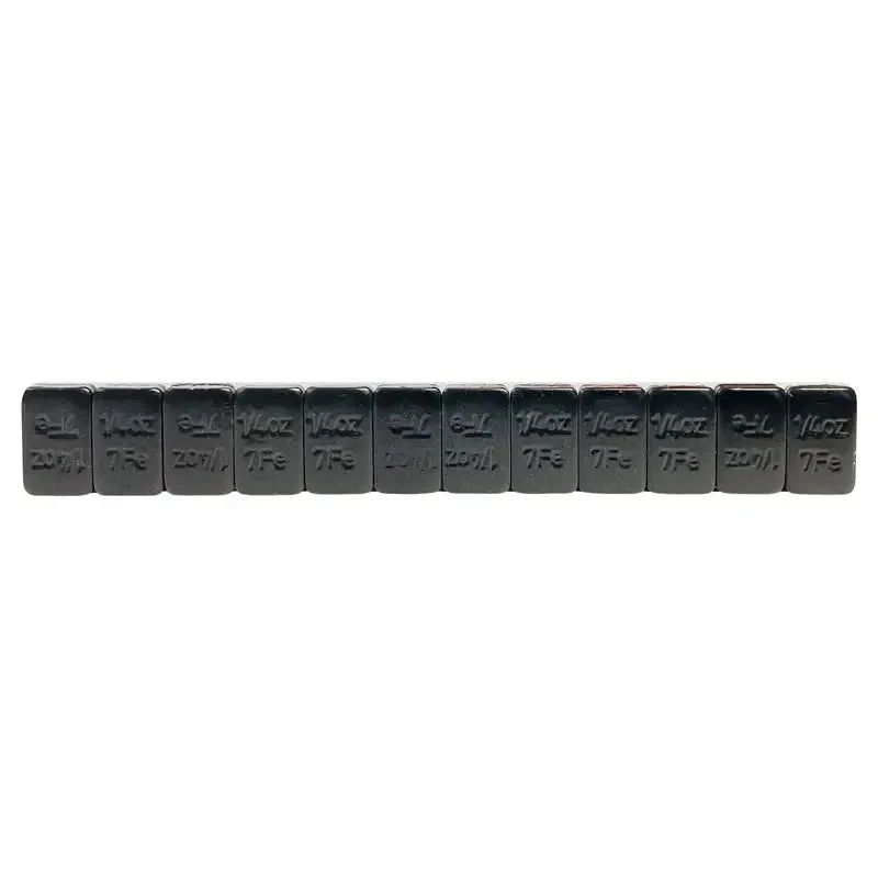 AA 0.25 oz Black Adhesive Wheel Weight (576 pcs /Steel)
