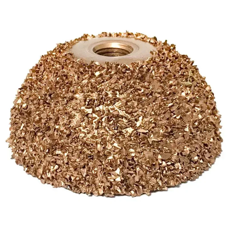 AA 2" Dia. Solid Contour Cup Rasps w/ Nut - (3/8" AH)