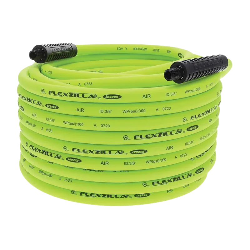 AA 3/8" ID Flexzilla Air Compressor Air Hose, 100 ft. - 48-HFZ38100YW2
