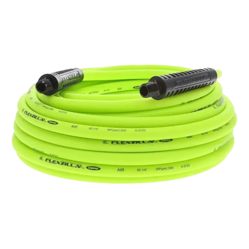 AA 3/8" ID Flexzilla Air Compressor Air Hose, 50 ft. - 48-HFZ3850YW2