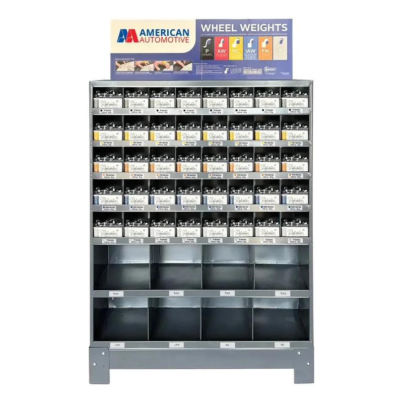 AA 74-075ST Lead-Free Master Wheel Weight Assortment (Steel, 2,789 Pcs.)