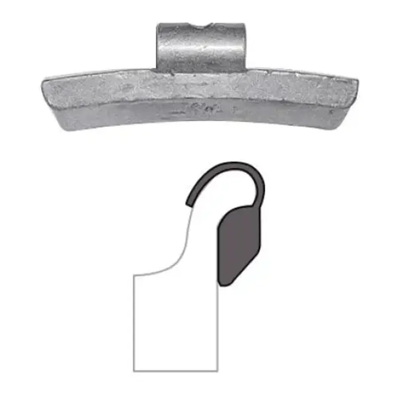 AA "IAW" Coated Clip-On Wheel Weight (Lead / 25/Box)