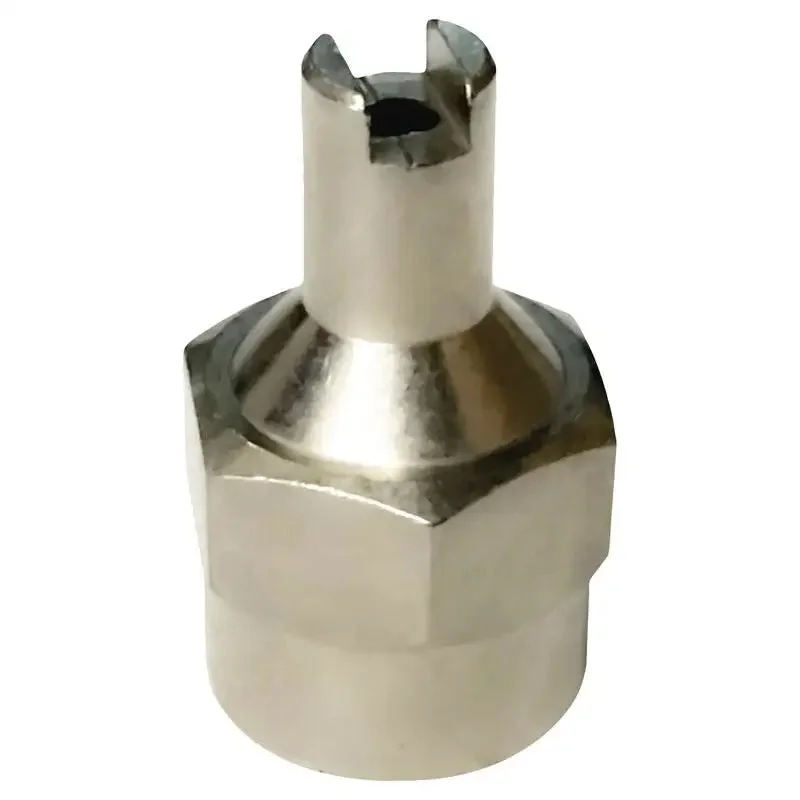 AA Large Bore Screwdriver Top Cap (Hex-Shape, Chrome) (Ea)
