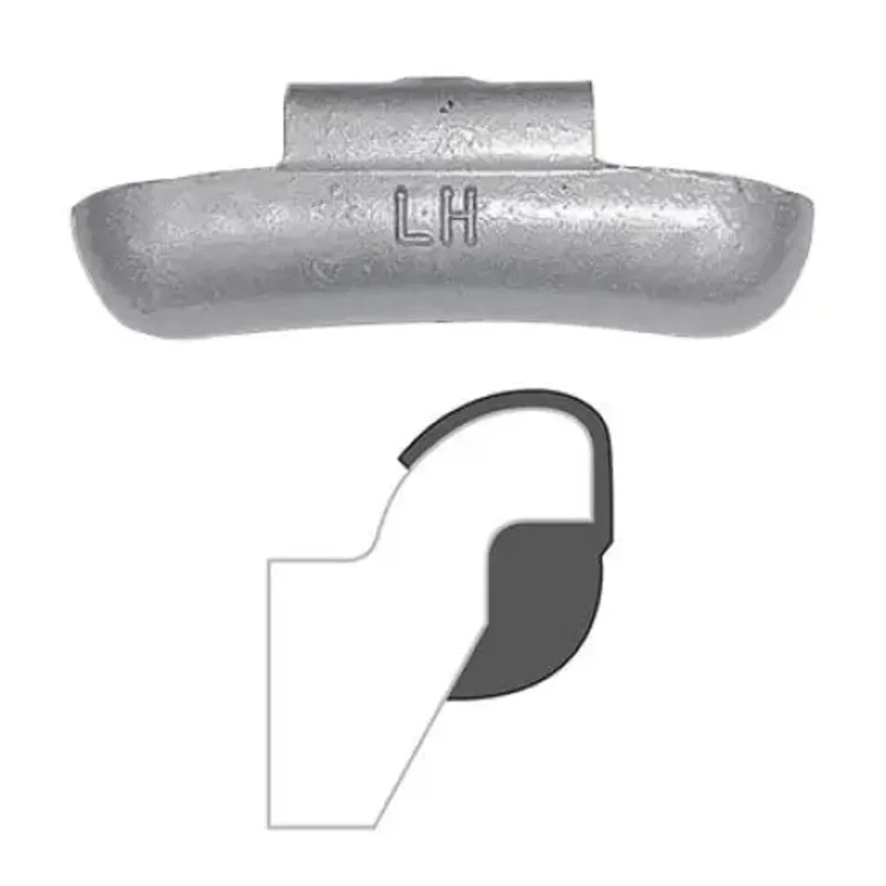 AA "LH" Coated Clip-On Wheel Weight (Lead / 25/Box)
