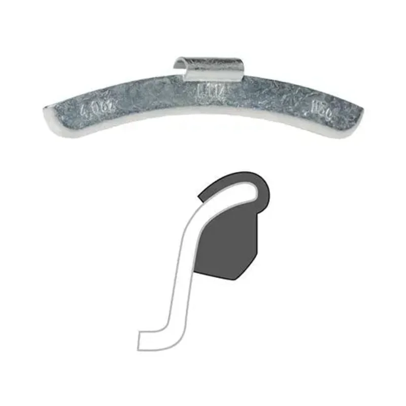 AA "LT1" Coated Clip-On Wheel Weight (Zinc / 25/Box)