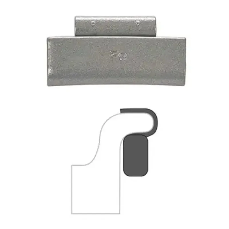 AA "MC" Clip-On Wheel Weight (Steel / 25/Box)