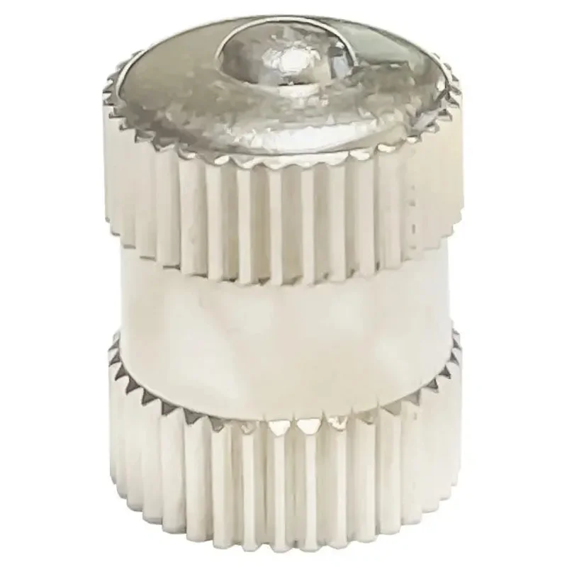 AA Metal Dome Valve Caps (100/Box)