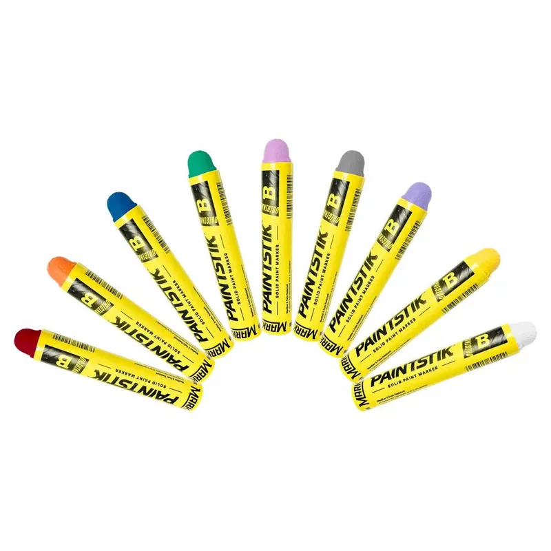 AA Round Tire Marking Crayons (12/Box) White