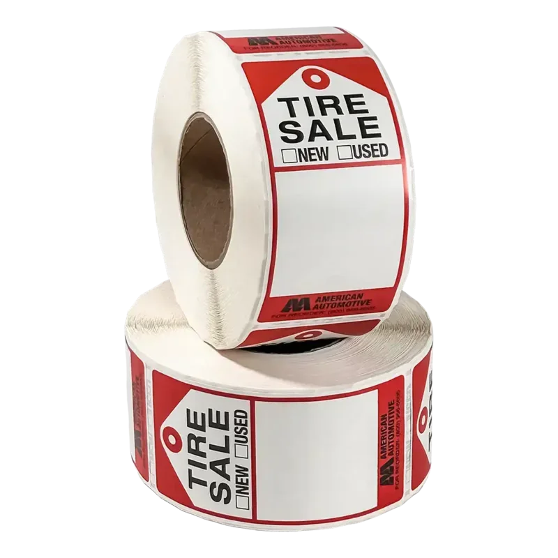 AA Tire Sale Labels, Made In USA (1,000 Stickers)